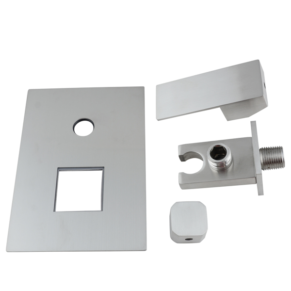Enhance Your Shower with 12 Stainless Steel Rain Shower Set - Wall Mount Easy