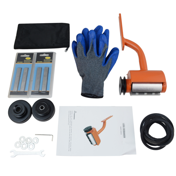 Effortlessly Peel, Bark, and Process Logs with our Chainsaw Attachment & Log Processing Barker Set - Includes Spare Knife and Gloves