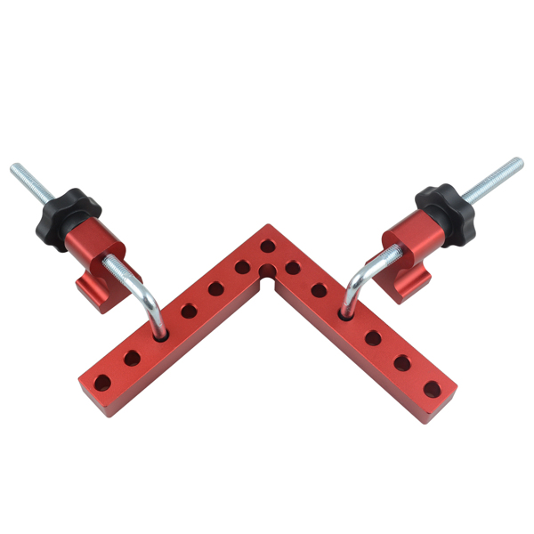 Get Precise Woodworking Results with 6pc Set of 14cm 90 Degree Angles Positioning Squares & Clamps Clips