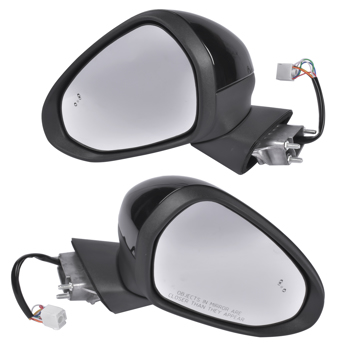 Exterior View Mirror Left & Right Side Power Heated W/ Blind Spot Detection for Kia K5 GT-Line Sedan 4-Door 1.6L 1598CC 98Cu. In. l4 GAS DOHC 2021-2024 87610L3080 87620-L3080