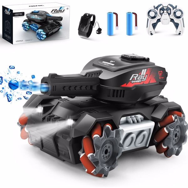 Y1 RC Truck Drift Gesture Car, Rc Crawler Scale Water Bullet Shooting,All Terrain 4WD Battle Stunt Car with 360°Rotating, Lights Music for Birthday Gifts.Logistics is randomly sent by UPS/USPS/FEDEX