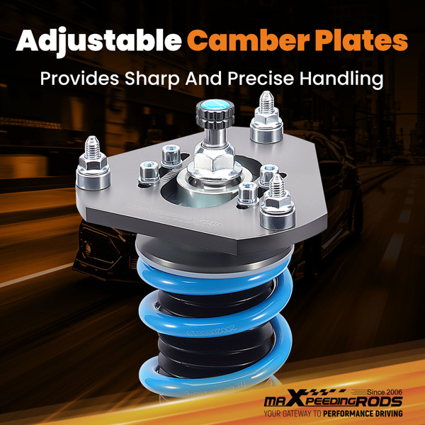 大众捷达MK5 MK6 FWD的24级阻尼器线圈悬挂套件06-17-3