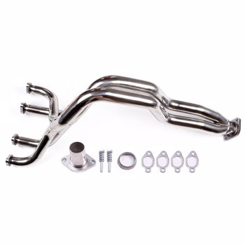 1976-1984 VW Jetta Rabbit 1.5L 1.6L 1.7L Engines Stainless Steel Exhaust Manifold Racing Header（Amazon & Temu Ban Sale）(No support for returns without reason)
