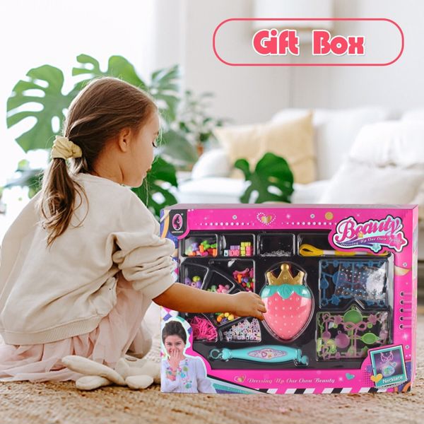 Children's Bracelet Making Kit, Beaded Rope DIY, Children's Hand Knitting Beading Games, Craft Rope Making Tools, Children's Game Activity Sets .Logistics is randomly sent by UPS/USPS/FEDEX.
