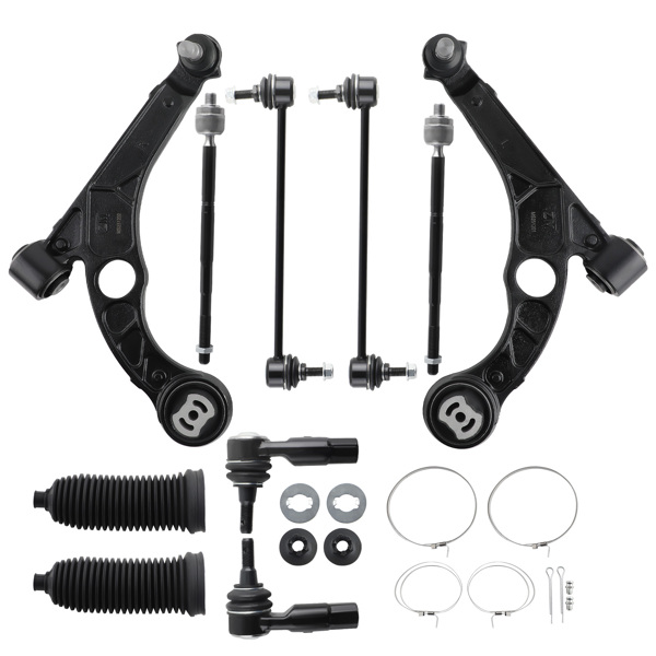 Front Lower Control Arms Sway Bars Tierods for Dodge Dart Chrysler 200 2015-2017