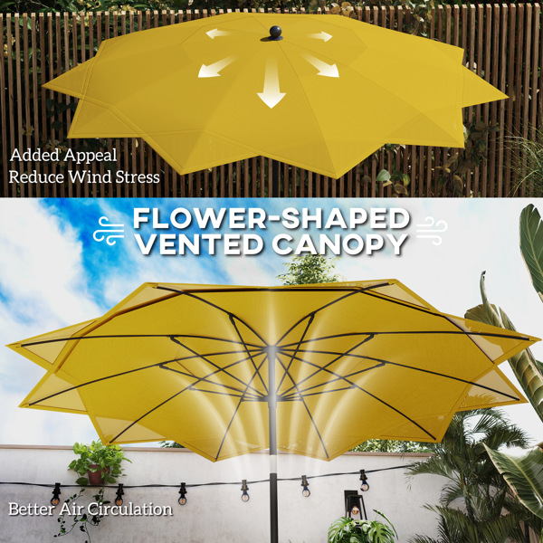 Outdoor beach umbrella/Sun Umbrella  Prohibited by WalMart）