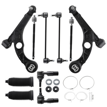 Front Lower Control Arms Sway Bars Tierods for Dodge Dart Chrysler 200 2015-2017