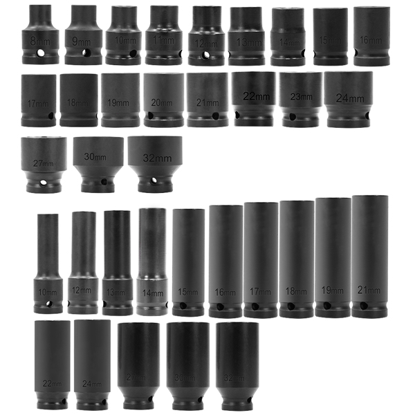 35pcs 1/2