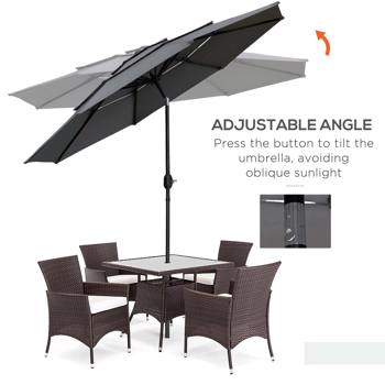 Outdoor beach umbrella/Sun Umbrella  Prohibited by WalMart）