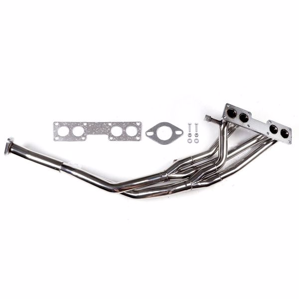 1990 Nissan 240SX 2.4L Racing Long Tube Header Exhaust Manifold（Amazon & Temu Ban Sale）(No support for returns without reason)