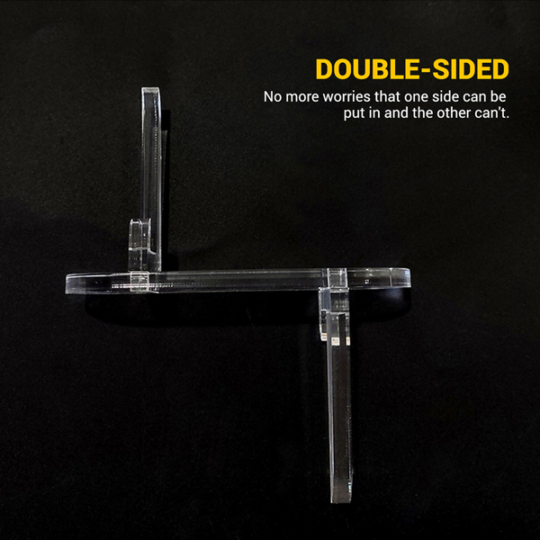 展示架卡框底座大号卡砖收纳支架 大号3.5*5.3*9.8cm【材料厚度2.7mm】圆底 一个-6
