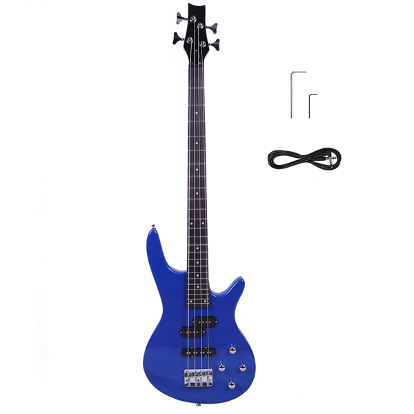 Exquisite Stylish IB Bass with Power Line and Wrench Tool Blue