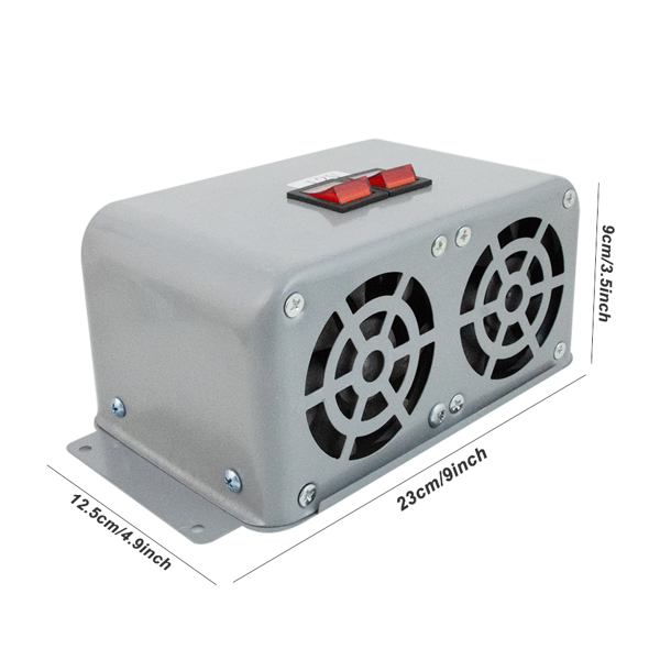 Keep Warm and Safe in the Winter with Our 12V Car Fan Heater - Fast Heating, Frost Removing, 600W Power, 3 Holes for Windscreen - Perfect for Your Automobile