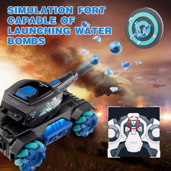 Y1 RC Truck Drift Gesture Car, Rc Crawler Scale Water Bullet Shooting,All Terrain 4WD Battle Stunt Car with 360°Rotating, Lights Music for Birthday Gifts.Logistics is randomly sent by UPS/USPS/FEDEX.