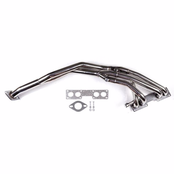 1990 Nissan 240SX 2.4L Racing Long Tube Header Exhaust Manifold（Amazon & Temu Ban Sale）(No support for returns without reason)