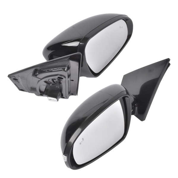 Left & Right Power View Mirrors with Blind Spot Detection for Kia Sportage 2017-2019 87620D9130, 87610D9130