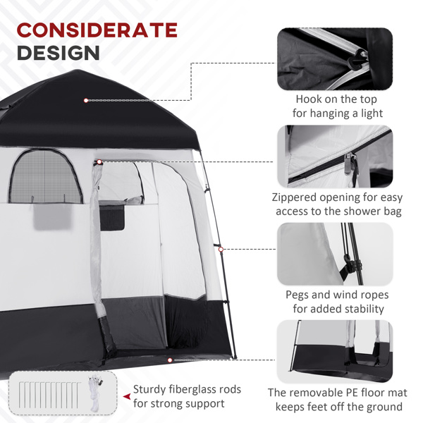 Pop Up Shower Tent  ( Amazon Shipping)（Prohibited by WalMart）
