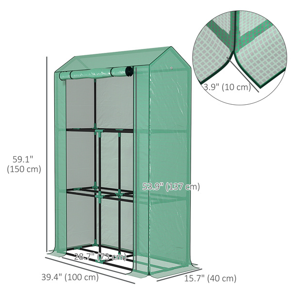 Mini Walk-in Greenhouse ( Amazon Shipping)（Prohibited by WalMart）