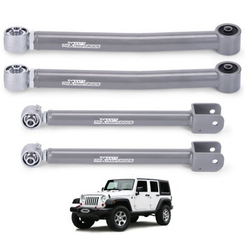 Front Upper Lower Adjustable Control Arms 0-6\\" Lift For Jeep Wrangler JK 2007-18
