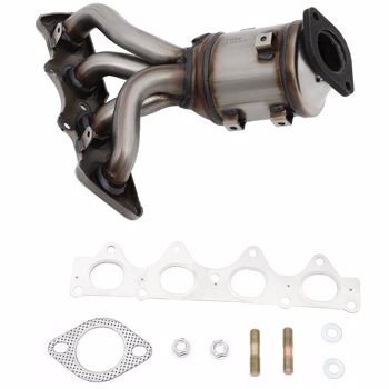 Exhaust Manifold Catalytic Converter For 2012-2017 Hyundai Accent Kia Rio Soul（Amazon & Temu Ban Sale）(No support for returns without reason)