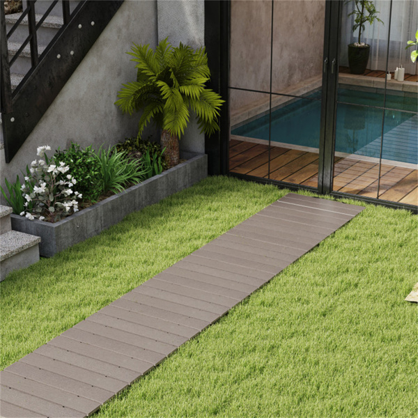 8 Ft  gray outdoor garden walkway 95