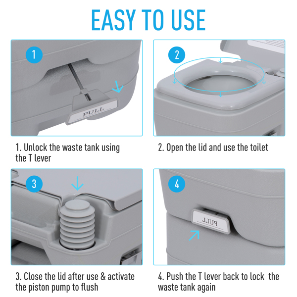 Portable Toilet  ( Amazon Shipping)（Prohibited by WalMart）