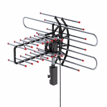 TA-851 Plus 360°Rotation UV Dual Frequency 45-860MHz 22-38dB 42.65ft cable Outdoor Antenna