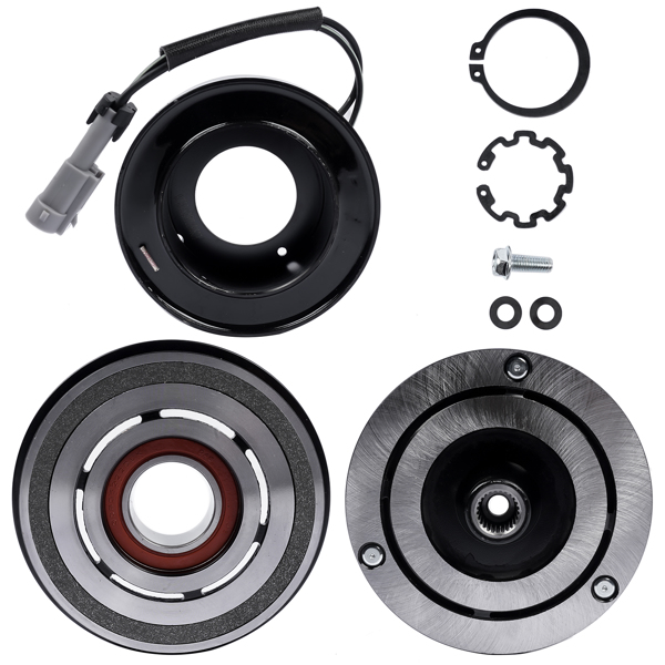  A/C电磁离合器 A/C Compressor Kit Fits for GMC Savana Sierra 1500 2500 Yukon Chevrolet C3500HD V8-2