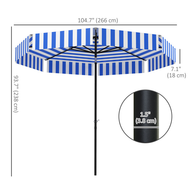 Outdoor beach umbrella/Sun Umbrella  Prohibited by WalMart）