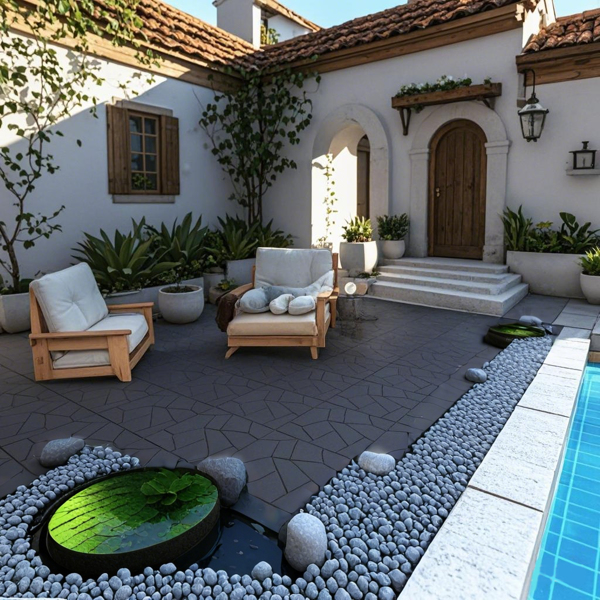 DIY friendly, easy to clean interlocking deck tiles, 11.8