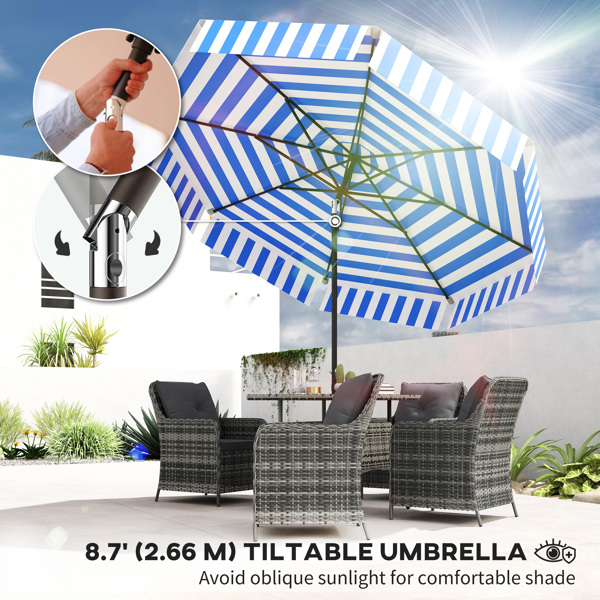 Outdoor beach umbrella/Sun Umbrella  Prohibited by WalMart）