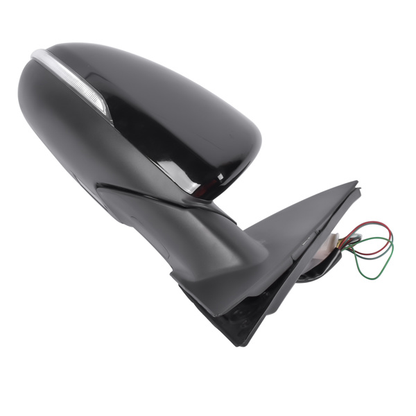 Front Right Passenger Side View Mirror with In-housing Signal Light for Kia Optima Sedan 4-Door 2019-2020 Black 87620-D5110