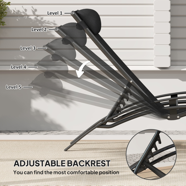 折叠式躺椅 /摇摇椅（周末不发货）（ Amazon Shipping）（WalMart禁售）-6