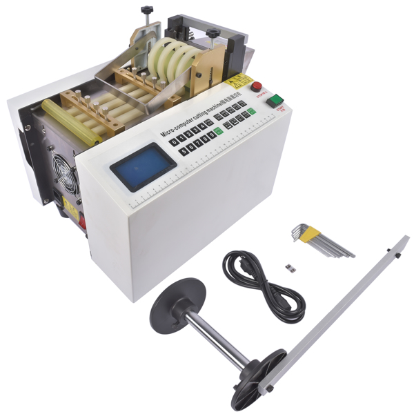 350W YS-100 Auto Heat-shrink Tube Cutting Machine Cable Pipe Cutting Machine