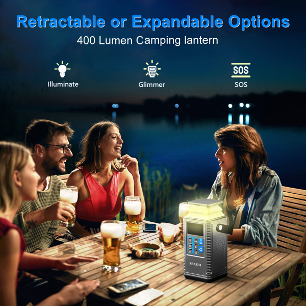PD 100W Power Station 296Wh Lithium Battery Power Bank 80000mAh Portable Charger Battery For Outdoor Energy Storage Supply