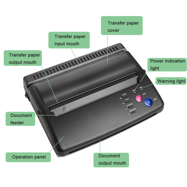 Printer Machine Thermal Stencil Paper Printer Lightweight Copier Tattoo Transfer