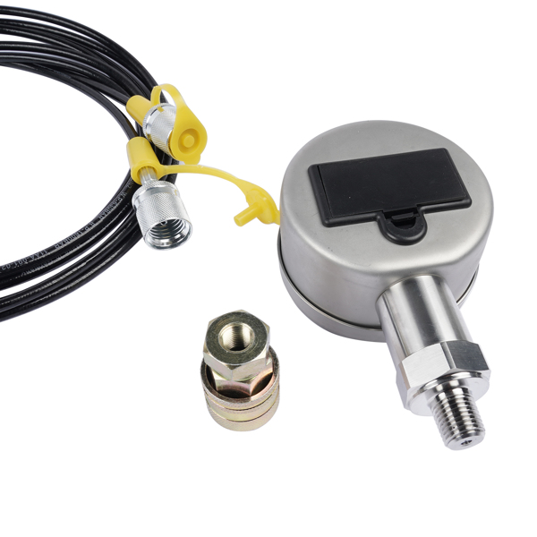 80M Digital Hydraulic Pressure Test Kit Gauge Coupling Hose with Case for Excavator