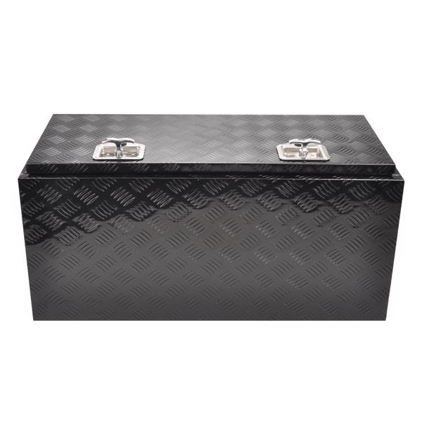 36''Black Aluminum Tool Storage Box for Pickup Truck Bed + Lock MT018004（Amazon & Temu Ban Sale）(No support for returns without reason)
