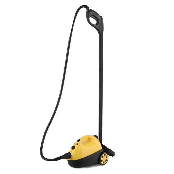 VSC28B Multipurpose Steam Cleaner with 19 Accessories, 1.2L tank Portable Steamer for Floors, Carpet, Windows, Cars and More, 1500W, Yellow