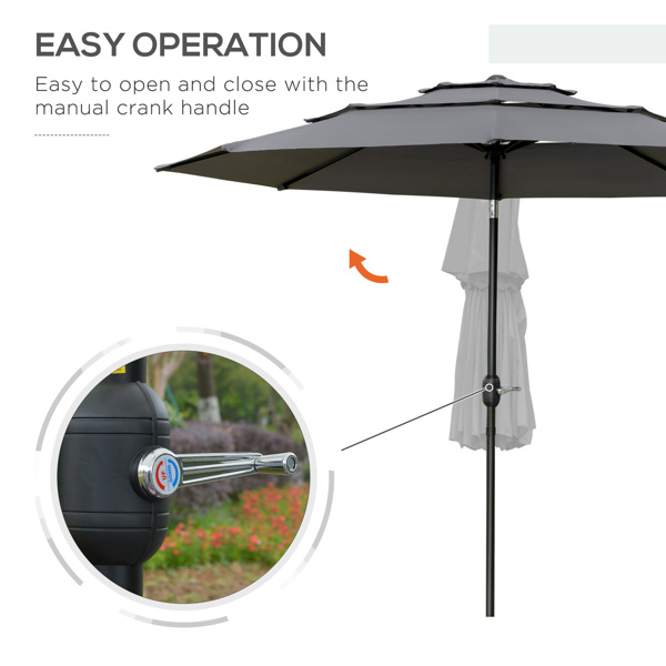 Outdoor beach umbrella/Sun Umbrella  Prohibited by WalMart）