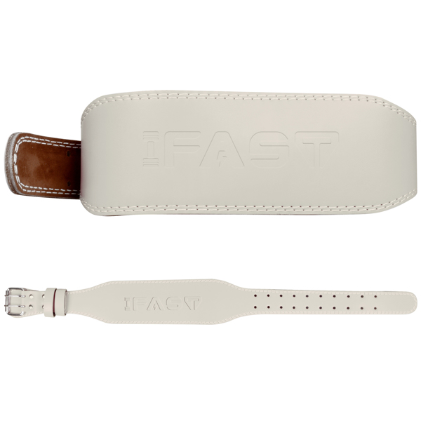 M码举重腰带、带4英寸衬垫腰部支撑带的皮革举重带，适用于举重举重、交叉训练、深蹲练习-1