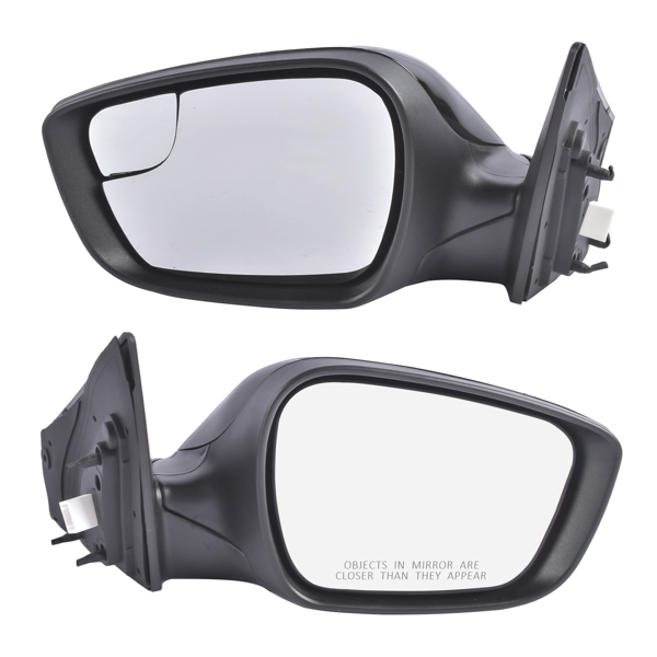 2Pcs Power Mirrors Heated Left + Right for Hyundai Elantra 1.8L 2.0L 2014-2016 876103X680 876203X680