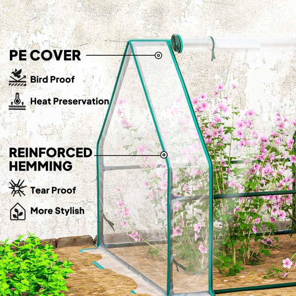 Mini Walk-in Greenhouse ( Amazon Shipping)（Prohibited by WalMart）