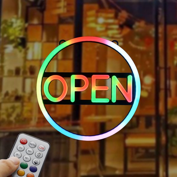 16 inch Large Open LED Neon Sign Bright for Business