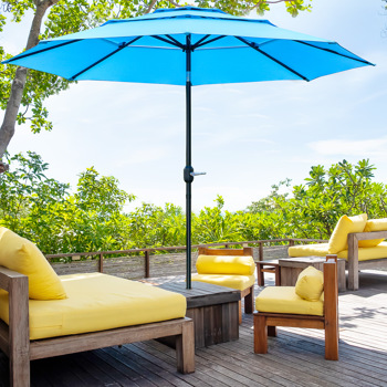 Outdoor beach umbrella/Sun Umbrella  Prohibited by WalMart）