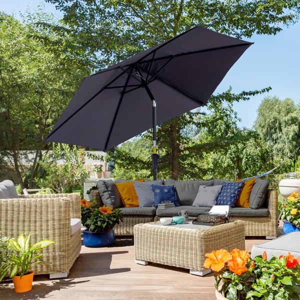 Cantilever Tilt Offset Patio Umbrella   ( Amazon Shipping)