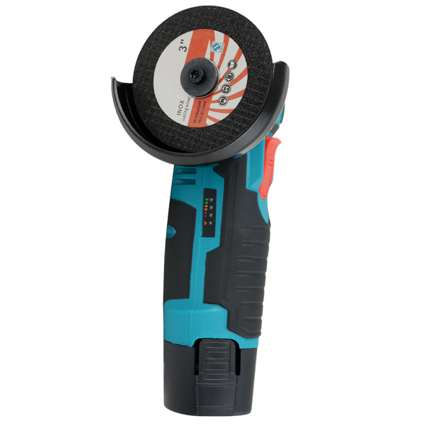 Mini Cordless Brushless Angle Grinder Cutting Tool with Battery Charger