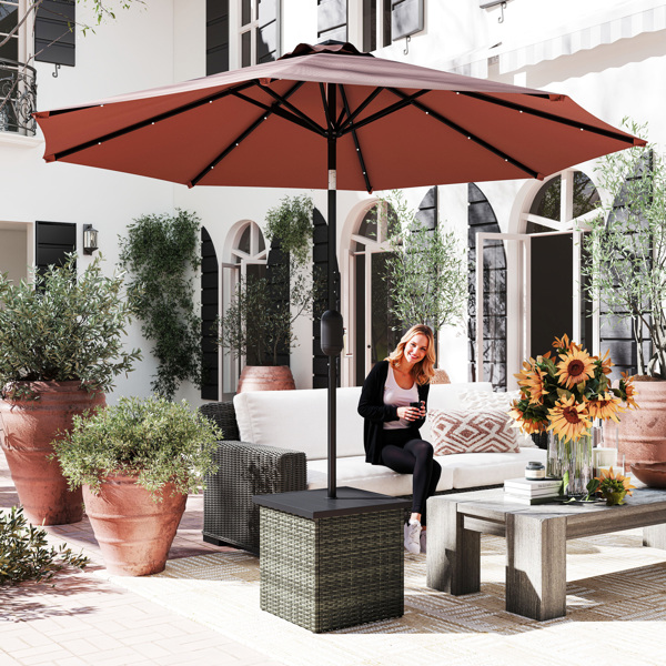Wicker Side Table  ( Amazon Shipping)（Prohibited by WalMart）