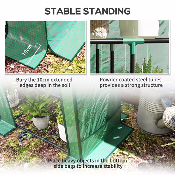 Mini Walk-in Greenhouse ( Amazon Shipping)（Prohibited by WalMart）