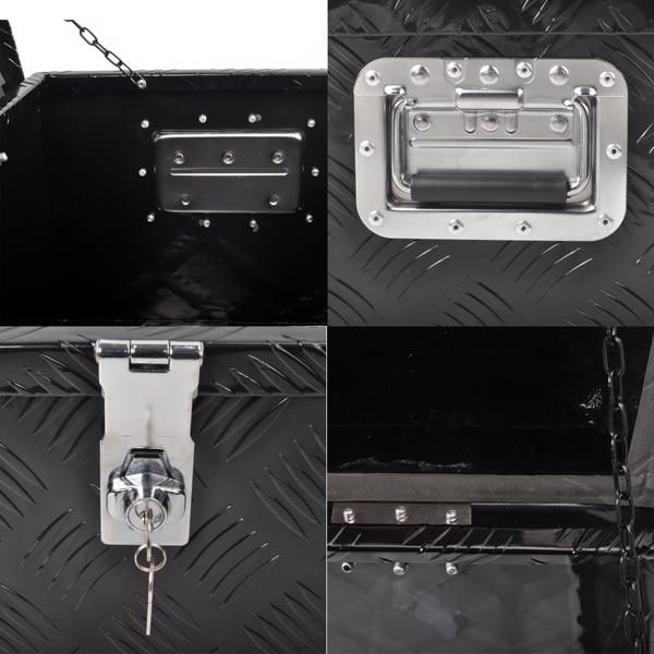 工具箱 30”Aluminum pickup truck bed tool trailer storage box+Lock MT018022（Amazon & Temu Ban Sale）(No support for returns without reason)